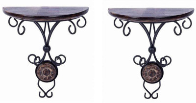 Woodkartindia Wooden Wall Shelf(Number of Shelves - 2)