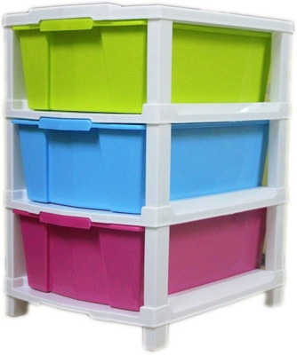 

Aristo Houseware Plastic Wall Shelf(Number of Shelves - 3, Multicolor)