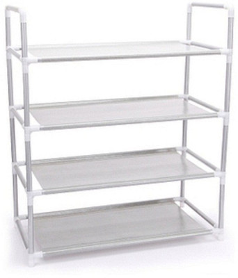 

EI Iron, Nylon Wall Shelf(Number of Shelves - 4, Silver)