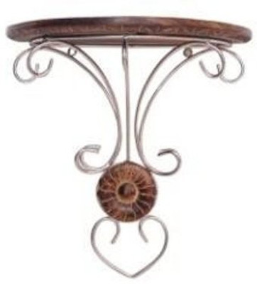 

Desi Karigar Wooden, Iron Wall Shelf(Number of Shelves - 1)