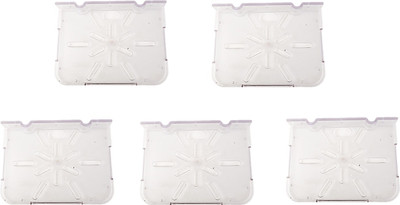 

RoyaL Indian Craft (Pack of 5)Unbreakable Speaker/Set top Box Polypropylene Wall Shelf(Number of Shelves - 5, White)