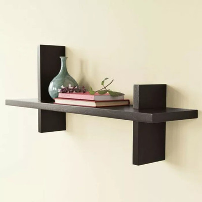 

Onlineshoppee MDF Wall Shelf(Number of Shelves - 1, Black)