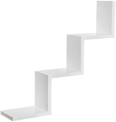 

Encore Decor W Shape MDF Wall Shelf(Number of Shelves - 1, White)