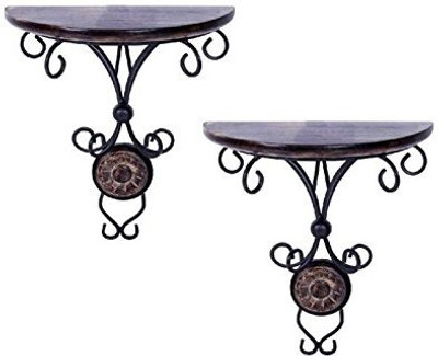 

Desi Karigar Wooden Wall Shelf(Number of Shelves - 2)