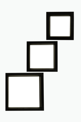 Loxia Wooden Wall Shelf(Number of Shelves - 3, Brown)