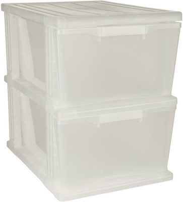 

Howards Algo Tier Drawer Plastic Wall Shelf(Number of Shelves - 2, White)