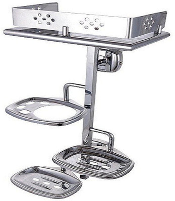 

Fortune Stainless Steel Wall Shelf(Number of Shelves - 4, Silver)