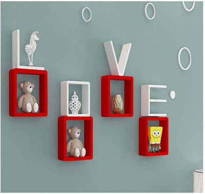 

Woodkartindia Wooden Wall Shelf(Number of Shelves - 8)