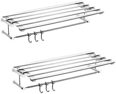 

Dazzle Stainless Steel Wall Shelf(Number of Shelves - 1, Steel)