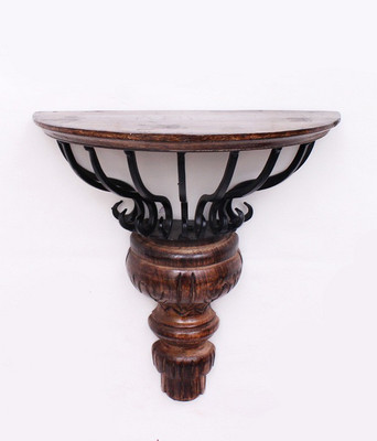 Desi Karigar Wooden Wall Shelf(Number of Shelves - 1)