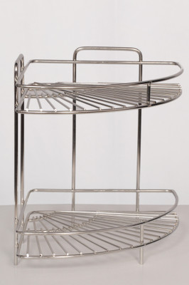 

KCL Corner-SS Stainless Steel Wall Shelf(Number of Shelves - 2, Steel)