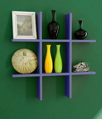 

Prince & Princess wall shelf MDF Wall Shelf(Number of Shelves - 6, Purple)