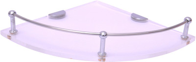 Easyhome Furnish Acrylic Wall Shelf(Number of Shelves - 1, Clear)