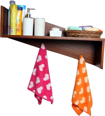 

Kohinoor Wooden Wall Shelf(Number of Shelves - 1, Brown)