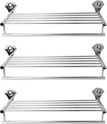 

Handy Stainless Steel Wall Shelf(Number of Shelves - 5, Silver)