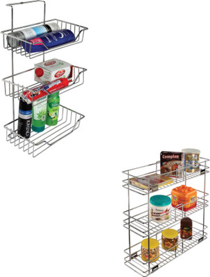 48 Off On Leaves Bathroom Rack And Kitchen Rack Combo Stainless