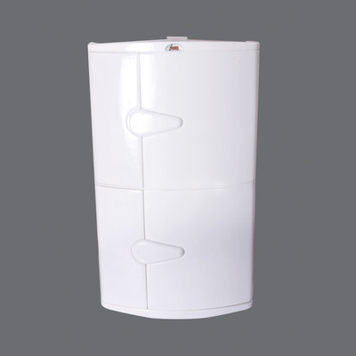 

Hallmarc Bathroom Corner cabinet Plastic Wall Shelf(Number of Shelves - 2, White)