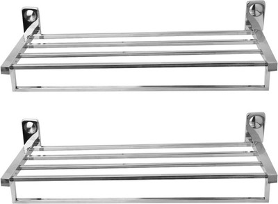

Handy Stainless Steel Wall Shelf(Number of Shelves - 5, Silver)