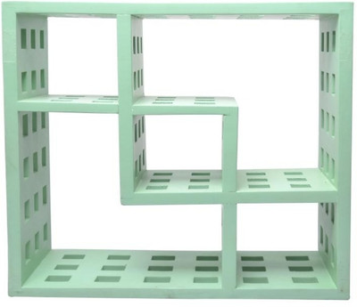 

Mojopanda MP443 Wooden Wall Shelf(Number of Shelves - 1, Green)
