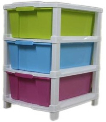 

Joy Plastic Wall Shelf(Number of Shelves - 3, Multicolor)
