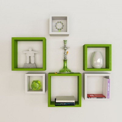 

Desi Karigar MDF Wall Shelf(Number of Shelves - 6)