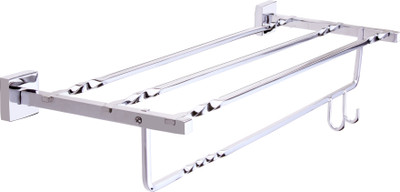 29% OFF on KRM Topaz Brass Wall Shelf(Number of Shelves - 1, Silver)