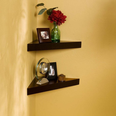 

LifeEstyle Wooden Wall Shelf(Number of Shelves - 2, Black)