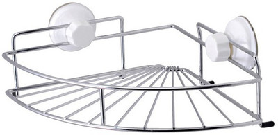 

TrendyFurnish Suction Cup Corner Shelf Steel, Polypropylene, Plastic Wall Shelf(Number of Shelves - 1)