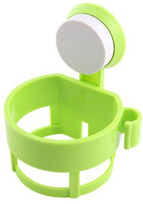 

Honestystore Wall Mounted Bathroom Blow-Dryer Organizer Storage with Rotate & Lock Suction Cup Plastic Wall Shelf(Number of Shelves - 1, Green)