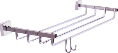 25% OFF on KRM Coral Brass Wall Shelf(Number of Shelves - 1, Silver)