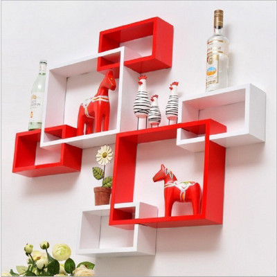 

Wallz Art Square MDF Wall Shelf(Number of Shelves - 6, White)