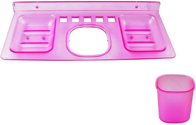 

Jolly's Plastic Wall Shelf(Number of Shelves - 1, Pink)