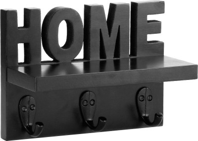 39% OFF on Sajja Craft Wooden Wall Shelf(Number of Shelves - 1, Black) 39% OFF on Sajja Craft Wooden Wall Shelf(Number of Shelves - 1, Black)