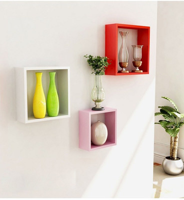 

Desi Karigar MDF Wall Shelf(Number of Shelves - 3)