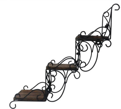 

Onlineshoppee AFR1051 Wooden Wall Shelf(Number of Shelves - 3, Brown)