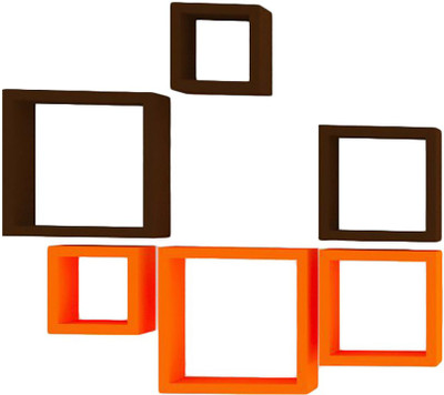 

Craftatoz Wooden Wall Shelf(Number of Shelves - 6)