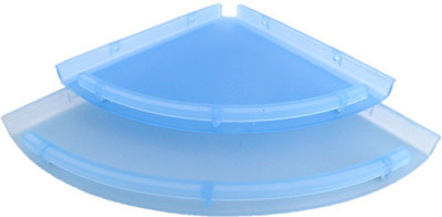 

RoyaL Indian Craft PVC Set of 2 Multipurpose Plastic Wall Shelf(Number of Shelves - 2, Blue)