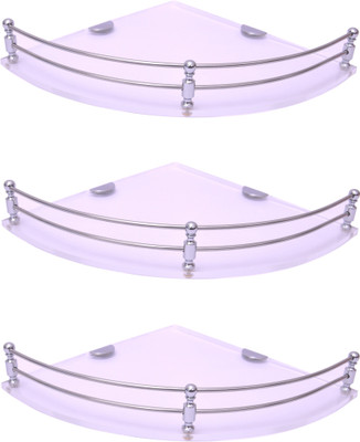 

Easyhome Furnish Acrylic Wall Shelf(Number of Shelves - 3, Clear)