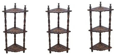 

Desi Karigar Wooden Wall Shelf(Number of Shelves - 3)