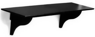 

Decorhand Wooden Wall Shelf(Number of Shelves - 1, Black)