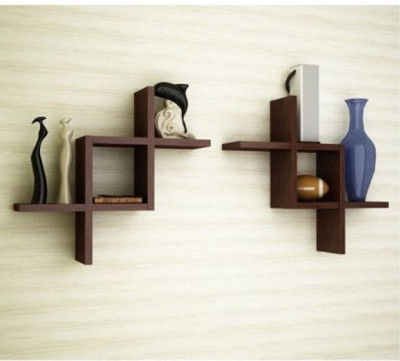 

Artesia Wooden Wall Shelf(Number of Shelves - 2, Brown)