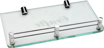 16% OFF on KRM Moonstone Brass Wall Shelf(Number of Shelves - 1, Silver)