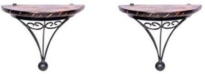 

Desi Karigar Wooden Wall Shelf(Number of Shelves - 2)