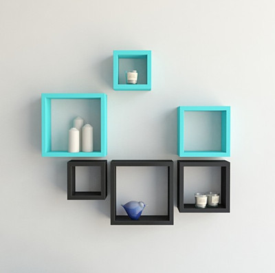 

Desi Karigar MDF Wall Shelf(Number of Shelves - 6)