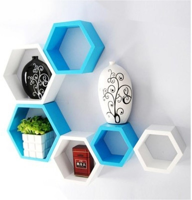 

Craftatoz Wooden Wall Shelf(Number of Shelves - 6)