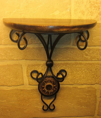 Antiqua Vgroup Wooden, Iron Wall Shelf(Number of Shelves - 1) Antiqua Vgroup Wooden, Iron Wall Shelf(Number of Shelves - 1)