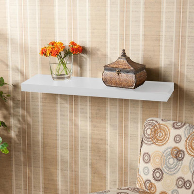 

Usha Furniture Wooden Wall Shelf(Number of Shelves - 1, White)