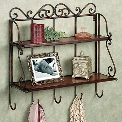

Desi Karigar Wooden Wall Shelf(Number of Shelves - 2)