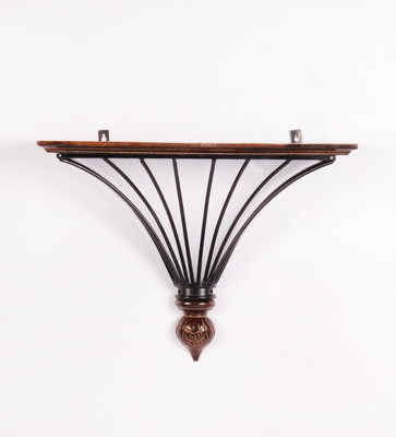 

Onlineshoppee Wooden Wall Shelf(Number of Shelves - 1, Brown)