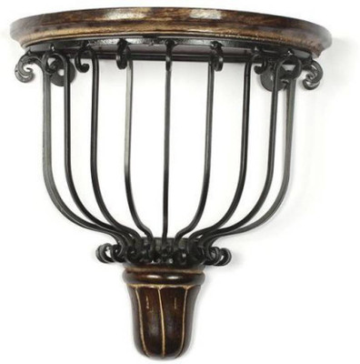 

VAS Collection Home Wooden, Iron Wall Shelf(Number of Shelves - 1, Brown)